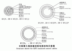 KYJV，KYJVP，KYJV22額定電壓0.6/1kV交聯(lián)聚乙烯絕緣控制電纜